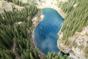 Kaindy Lake Kazakhstan